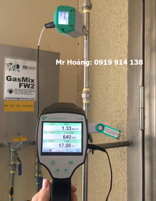 Đồng hồ đo lưu lượng khí VA 520